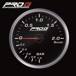 Pro G Race Series 2 RS Gauge, Boost 2 Bar WHITE 52mm (Metric)