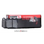 Brake pads Hawk HPS 5.0, Rear, Subaru Impreza WRX/Sti 2001-2018, Brake system Brembo