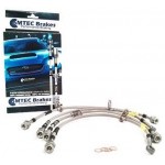 Zinc plated brake hoses, MTEC performance, Impreza Wrx 01-07 GD